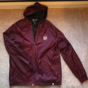 Sun Diego Maroon Windbreaker